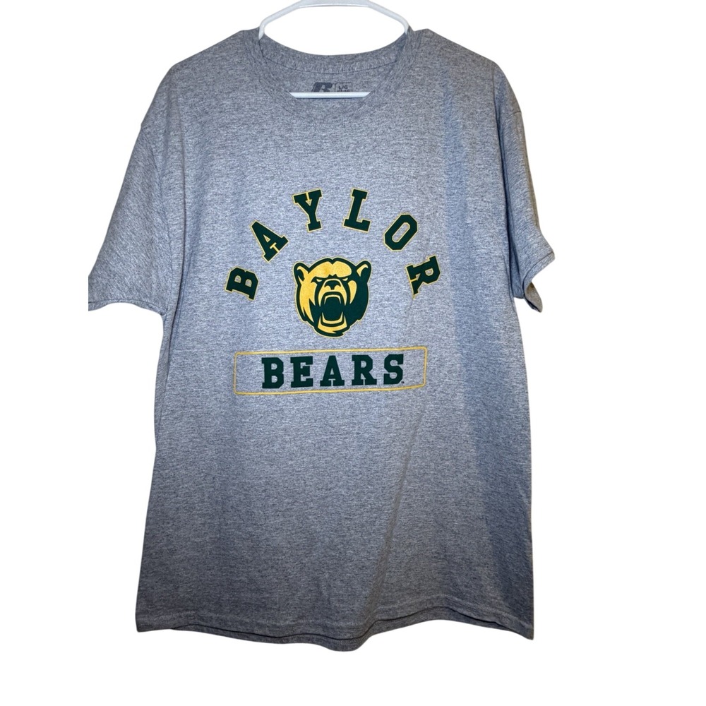 Men's Large Russell Baylor University Bears T-Shirt‎ Short Sleeves
